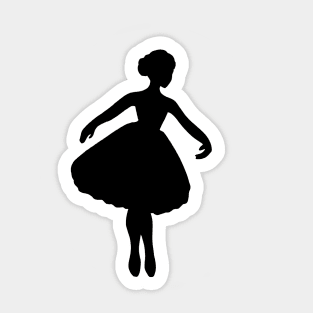 ballerina pin Sticker